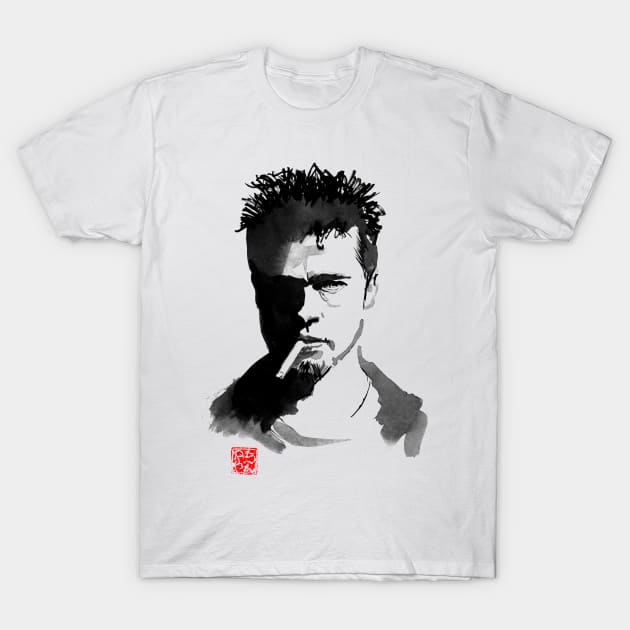 Brad Pitt T-Shirt by pechane